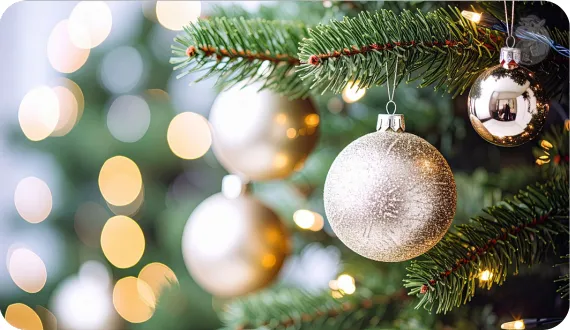 pomysł na ubiór choinki w modnych kolorach